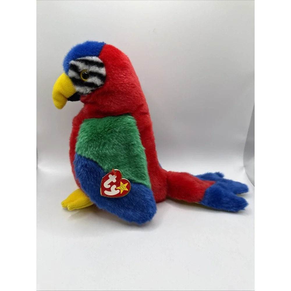 Ty Beanie Buddies Parrot Jabber Tropical 9